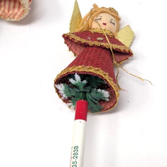 Vintage 50s Christmas Ornaments Japan Spun Cotton Pipe cleaner Felt Putz Lot 9 - Picture 16 of 16